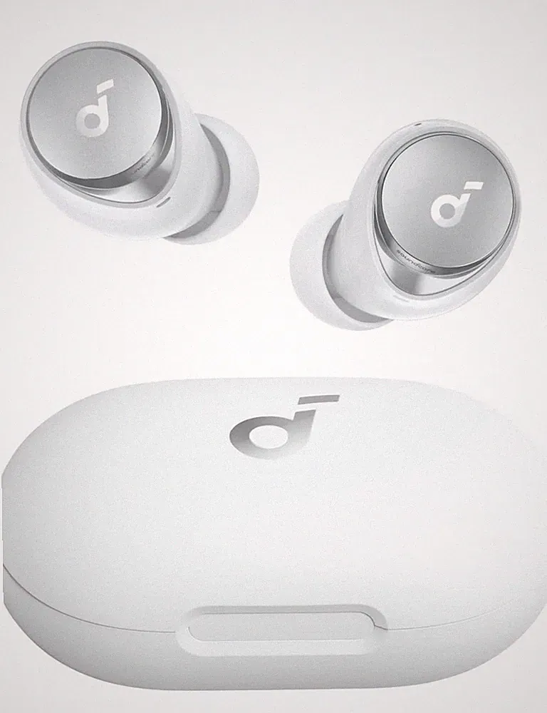 Soundcore Space A40 True Wireless Bluetooth In-Ear Kopfhörer ANC Weiß Neu