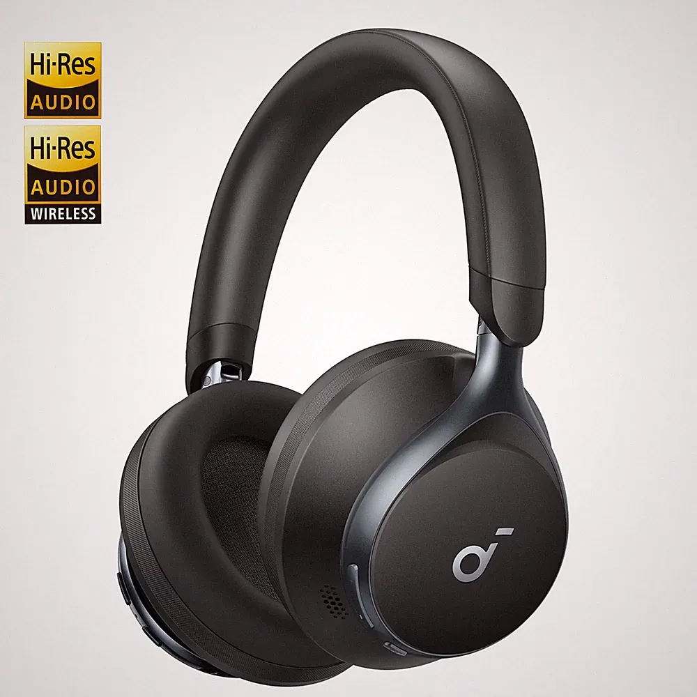 soundcore Space One True-Wireless Over-Ear Bluetooth-Kopfhörer schwarz