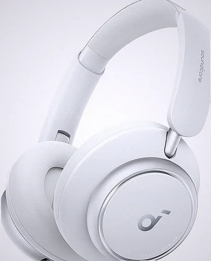 Soundcore Space Q45 Bluetooth Kopfhörer ANC bis zu 98% 50 Std. Wiedergabe Weiß