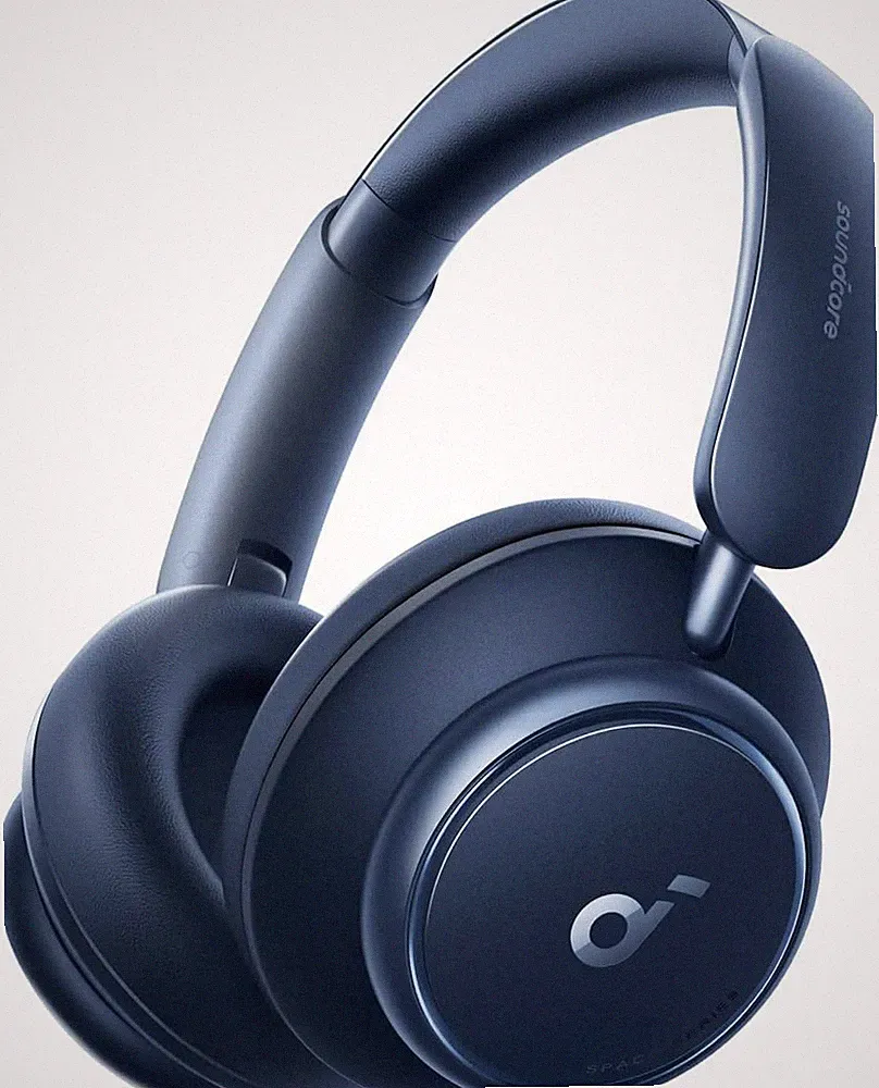 soundcore Space Q45 Bluetooth Kopfhörer ANC Wiedergabe Generalüberholt Blau