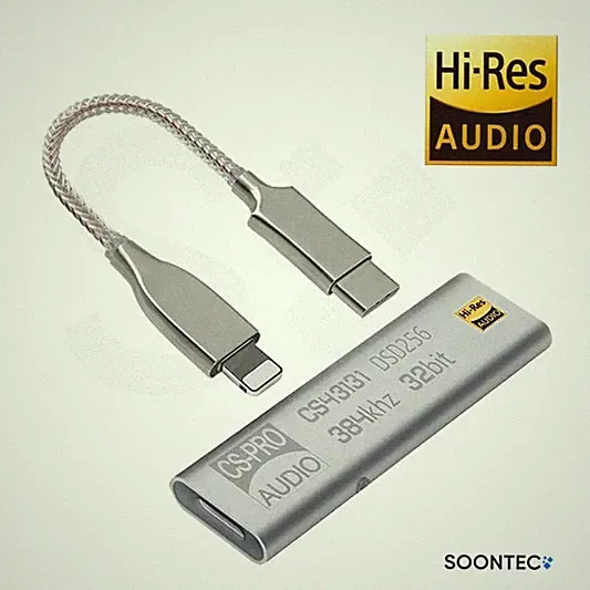 Soundkarte Hi-Res DAC Kopfhörer Verstärker CS43131 mit Lightning Anschluss