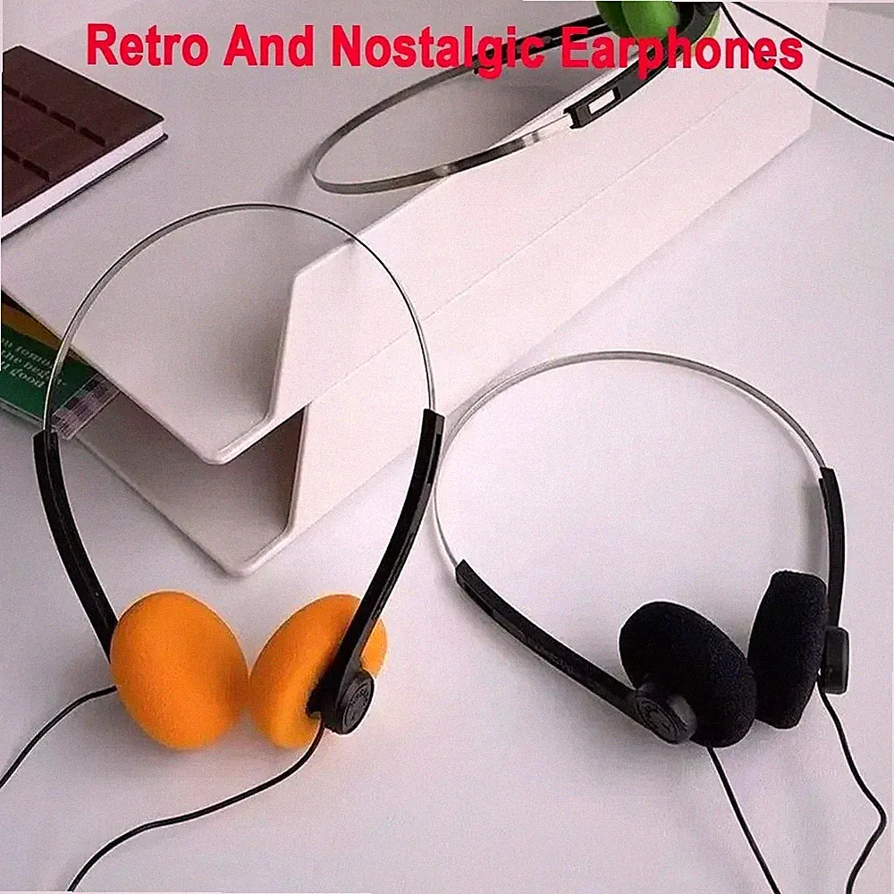 Soundlab RETRO Kopfhörer Hifi MP3 Handy On-Ear Stereo 3,5mm Videospiel headset