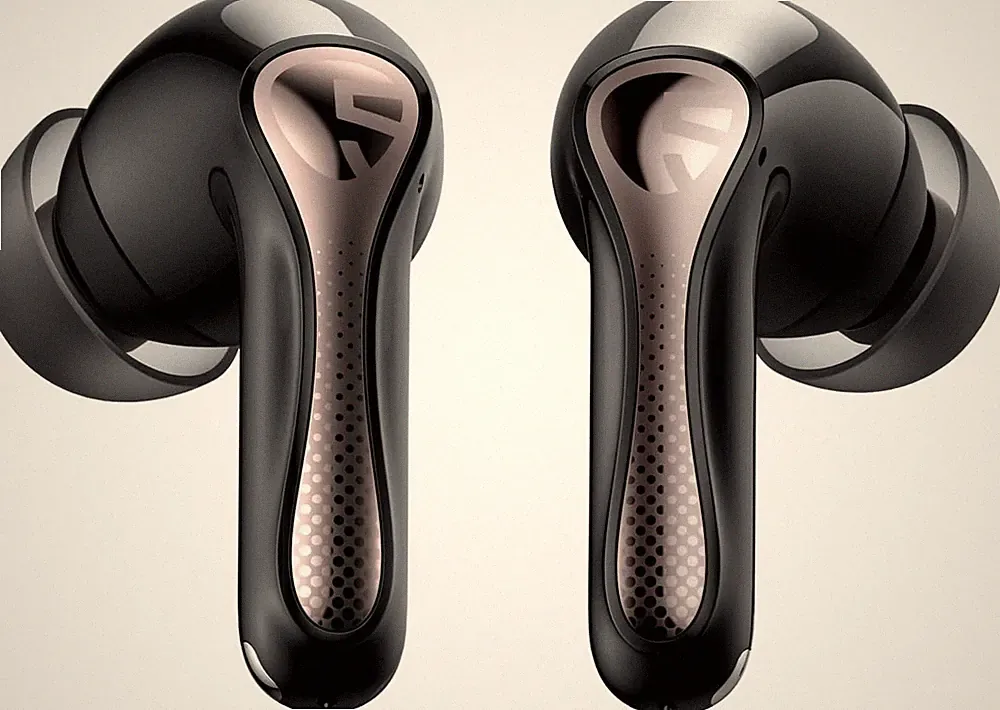 SoundPEATS Air5 Pro In‑Ear Kopfhörer mit 6 Mikrofonen, Hybrid ANC, Schwarz