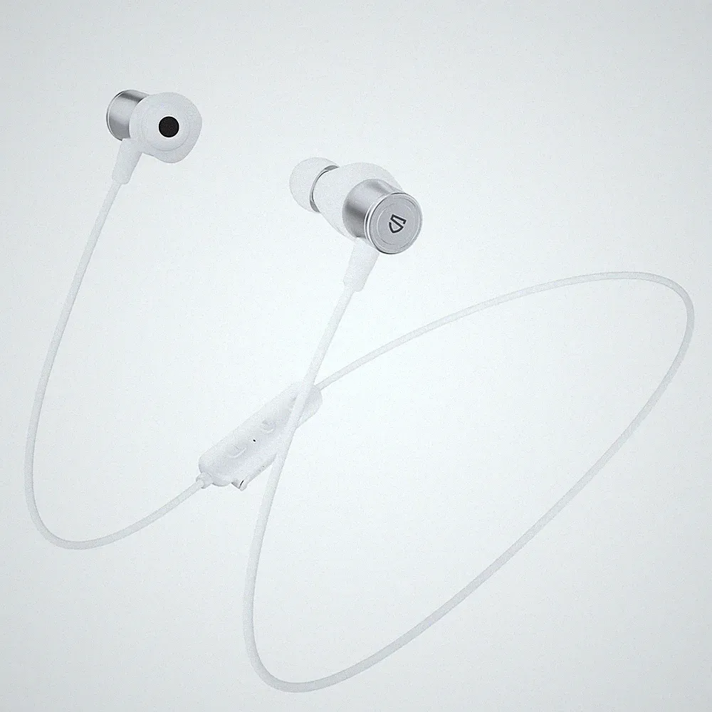 SoundPEATS Q40 HD In-Ear Sport-Kopfhörer mit Nackenband, Grauweiß, 20 Std Akku
