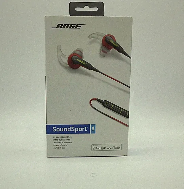 SoundSport SiE2i kabelgebundene In-Ear-Kopfhörer – Apple – Power Red (741776-0040)