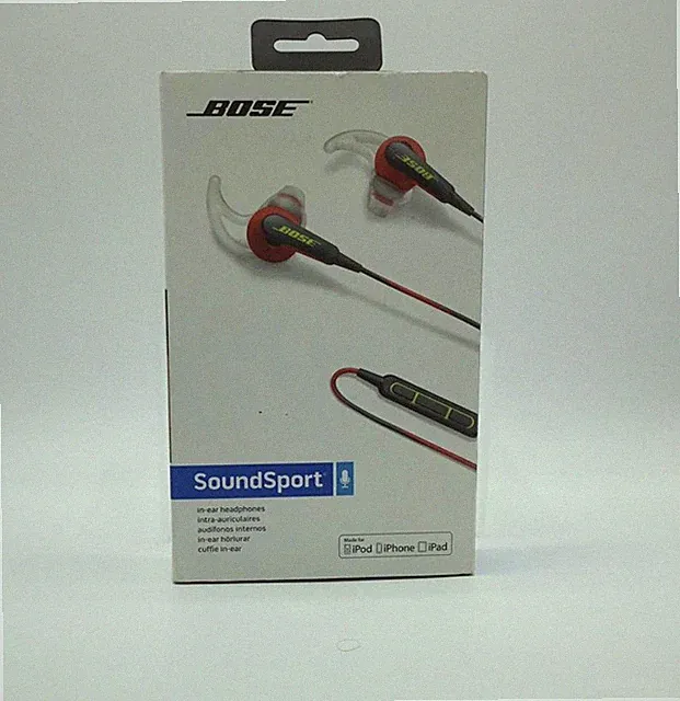 SoundSport SiE2i kabelgebundene In-Ear-Kopfhörer – Apple – Power Red (741776-0040)