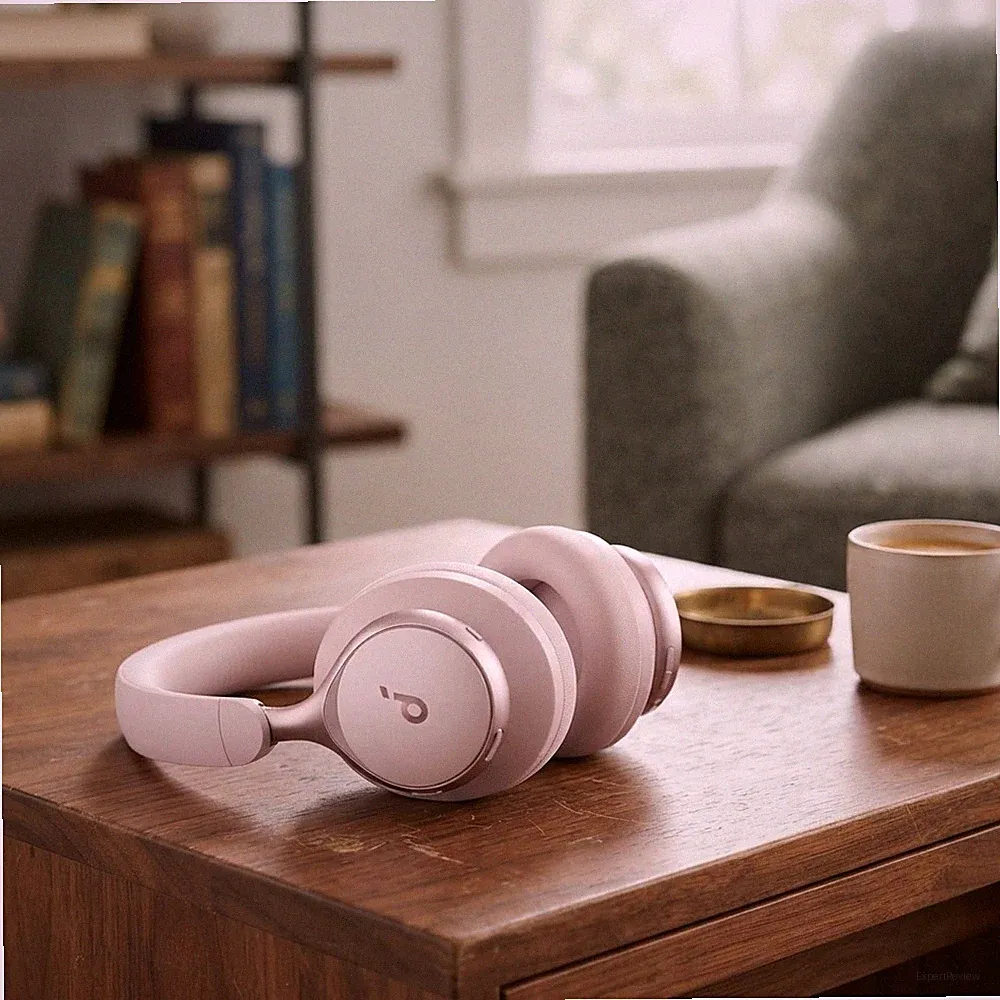 Space One Pink Active Noise Cancelling Kopfhörer - 40H Wiedergabezeit & LDAC Audio