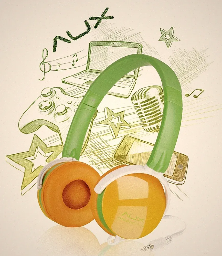 Speedlink AUX On-Ear Headset 3,5mm Klinke Kopfhörer + Mikrofon Handy MP3 Hifi ..