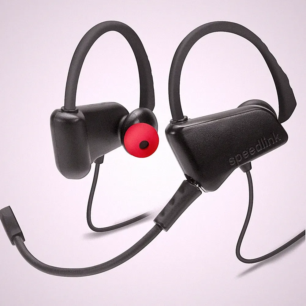 Speedlink Gaming Ear-Buds Headset Ohrbügel In-Ear Kopfhörer 3,5mm Klinke Mikro
