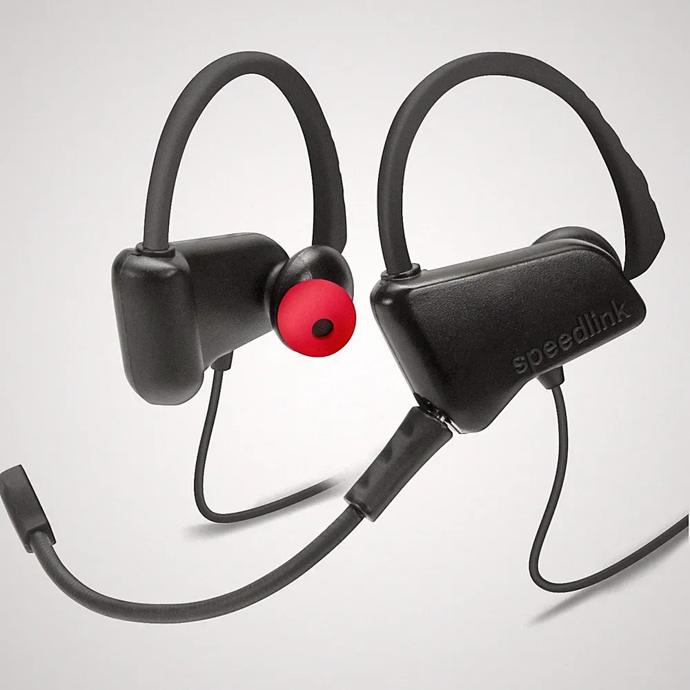 Speedlink Gaming Ear-Buds Headset Ohrbügel In-Ear Kopfhörer 3,5mm Klinke Mikro