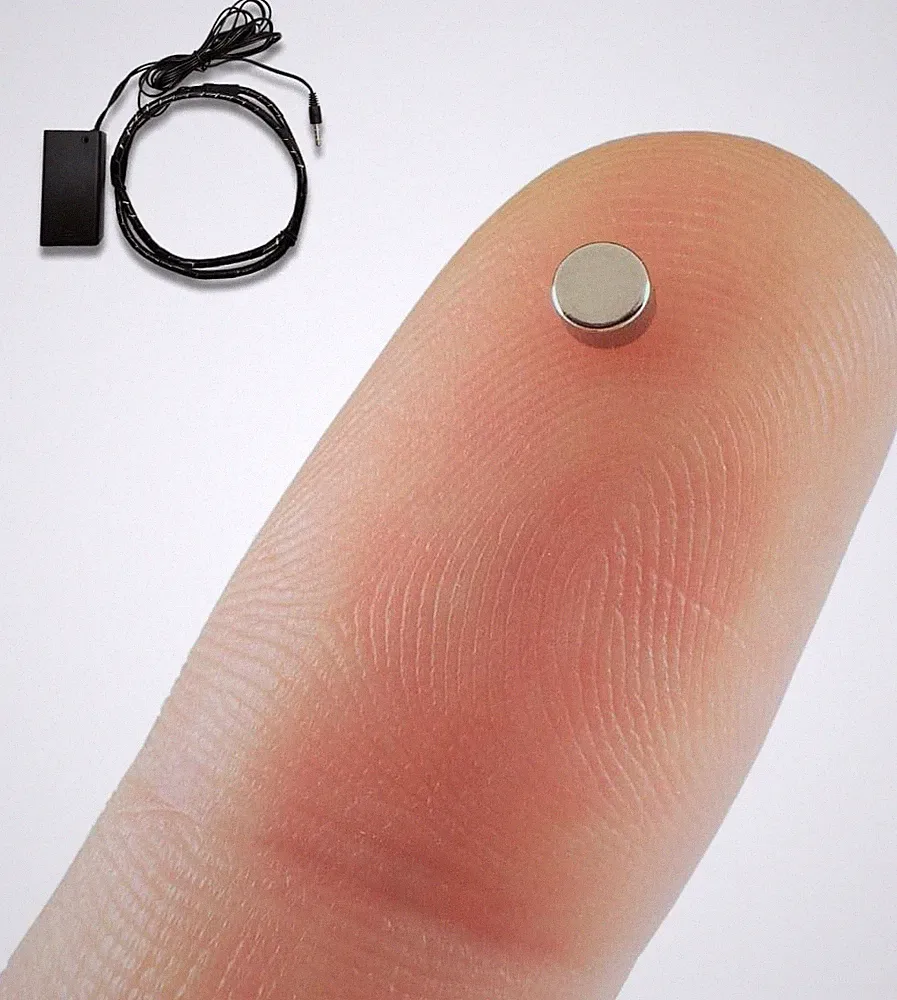 SpionageKopfhörer für Prüfung Mini Nano Unsichtbare Kopfhörer für Handy mit M...