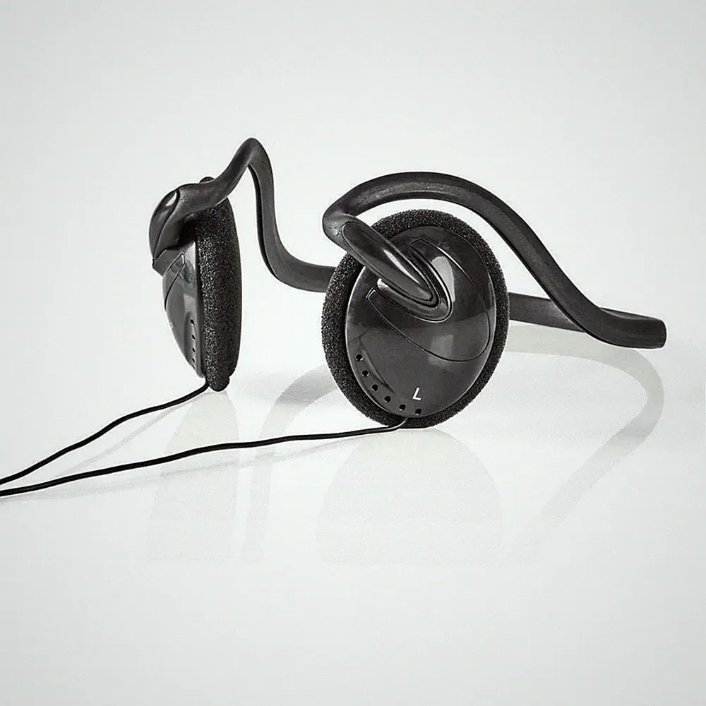 Sport Kopfhörer Nackenbügel mit Kabel für Smartphone Handy Huawei P30 Jogger