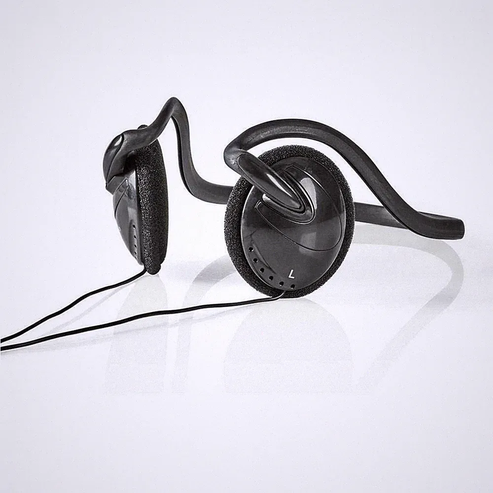Sport Kopfhörer Nackenbügel mit Kabel für Smartphone Handy Huawei P30 Jogger
