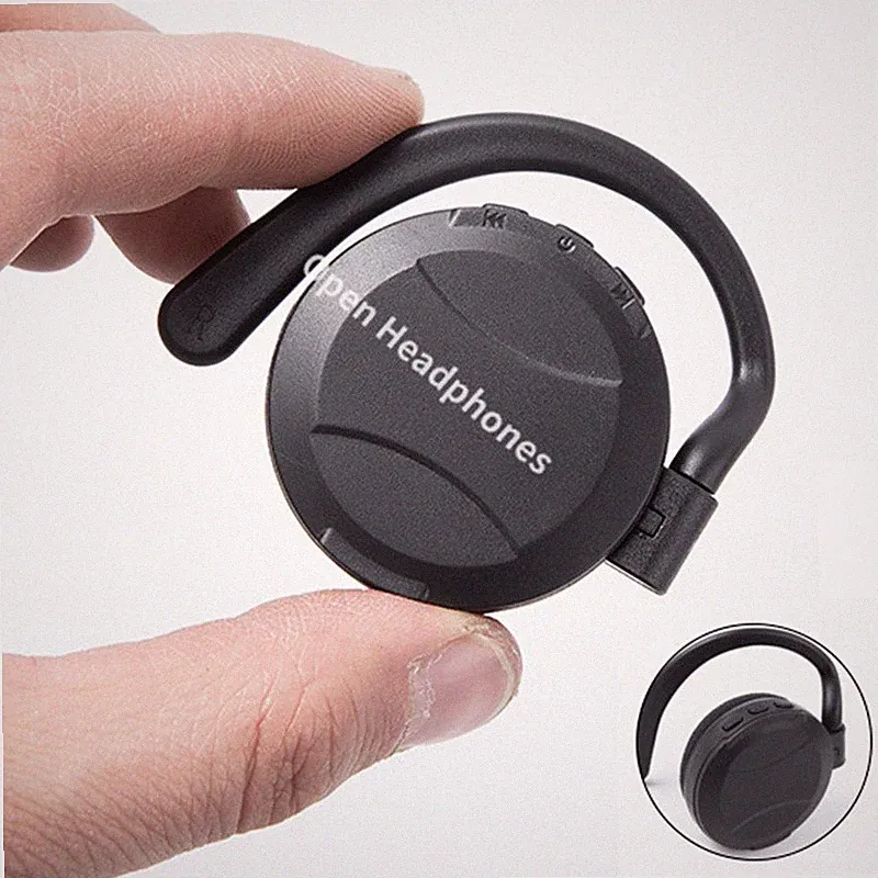 Sport Stereo Over-Ear Wireless Headset Ohrhörer Ohrclip USB Ohrbügel Kopfhörer