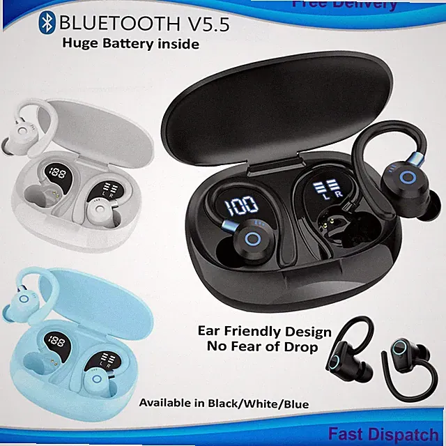 True Wireless Bluetooth Kopfhörer Ohrhörer Ohrhörer Ear Buds für iPhone Samsung