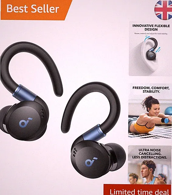 Sport X20 True Wireless Workout Earbuds: Noise Cancelling, wasserdicht, 48H Play