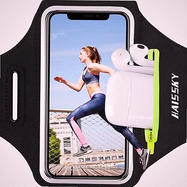 Sportarmband Handy Mit Kopfhörer Tasche Handytasche Joggen Handyhalterung Arm...
