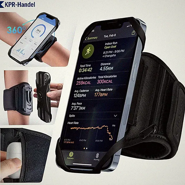 Sportarmband mit Kopfhörertasche für 4.5-7'' Smartphones Joggen