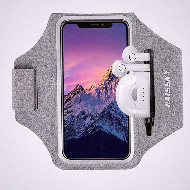 Sportarmband mit Kopfhörertasche für Handy iPhone Huawei Xiaomi Galaxy Running