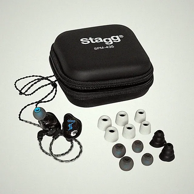 Stagg SPM-435 TR In Ear Kopfhörer 4-Treiber Schallisolierung 32Ω Transparent