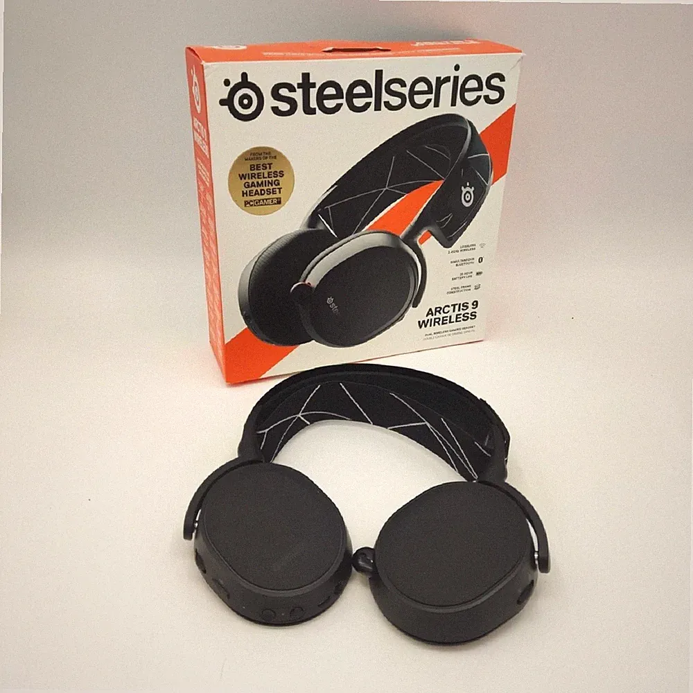 SteelSeries Arctis 9 Dual Gaming Kopfhörer Bluetooth Playstation ohne Ohrenpolst