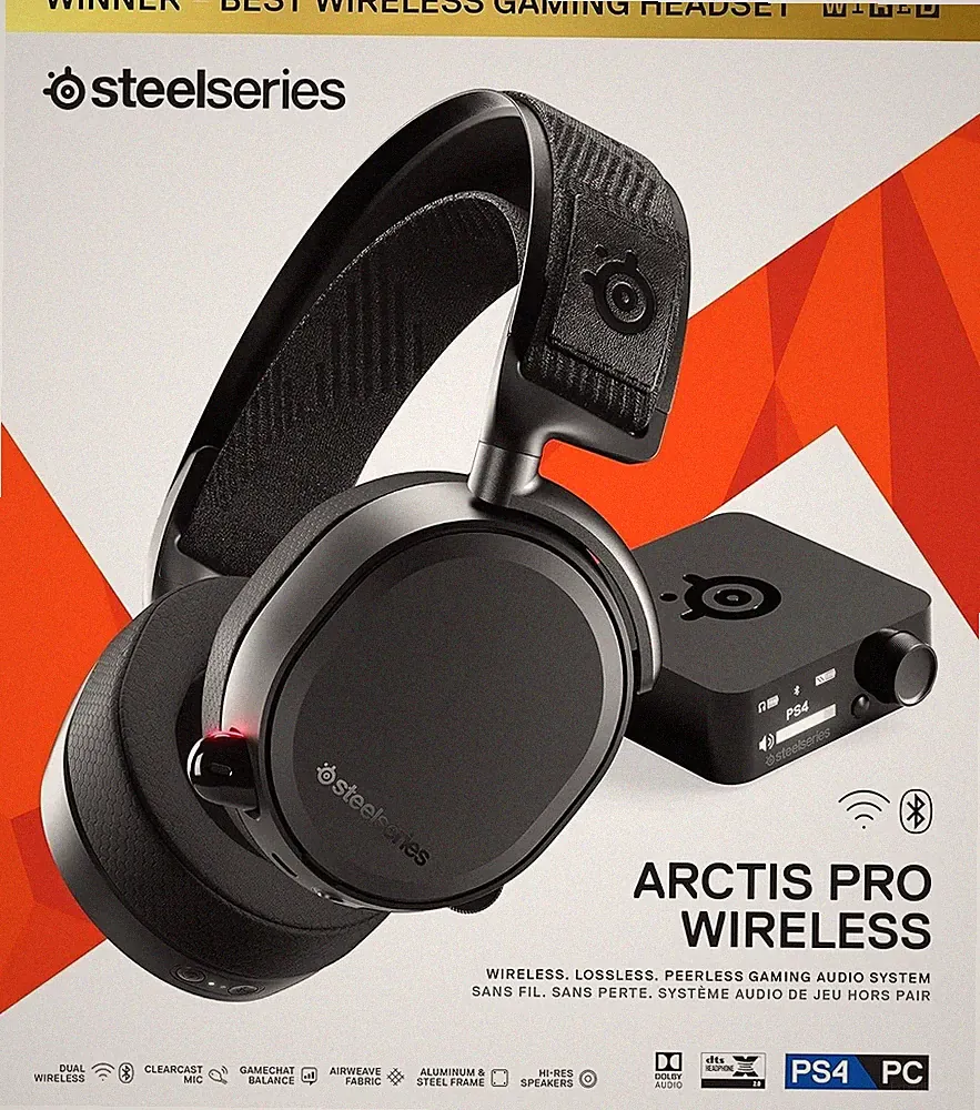 SteelSeries Arctis Nova Pro Wireless Gaming Headset - Schwarz