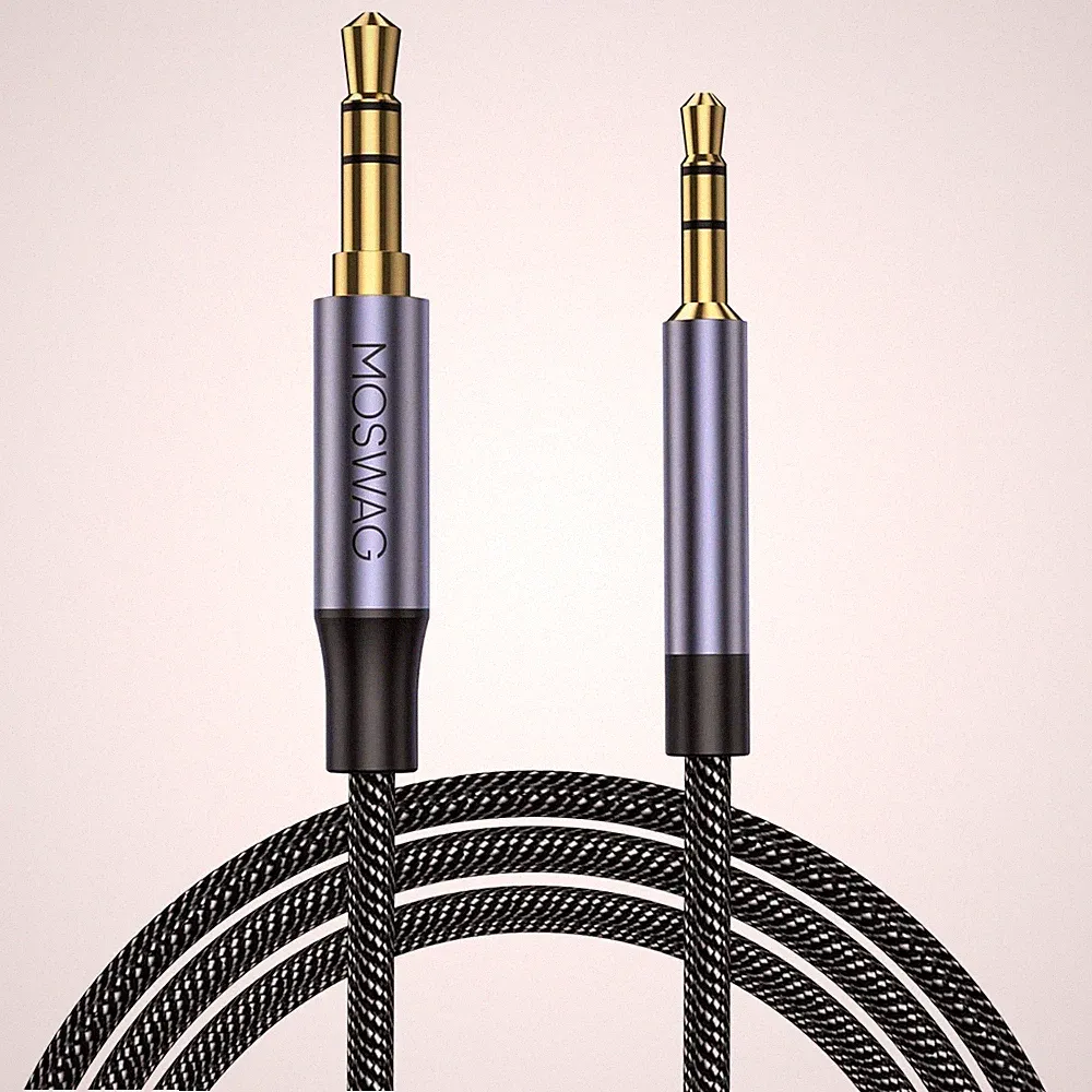 Stereo Aux Kabel 2,5mm auf 3,5mm Klinkenstecker für Kopfhörer Audiokabel Ersatz