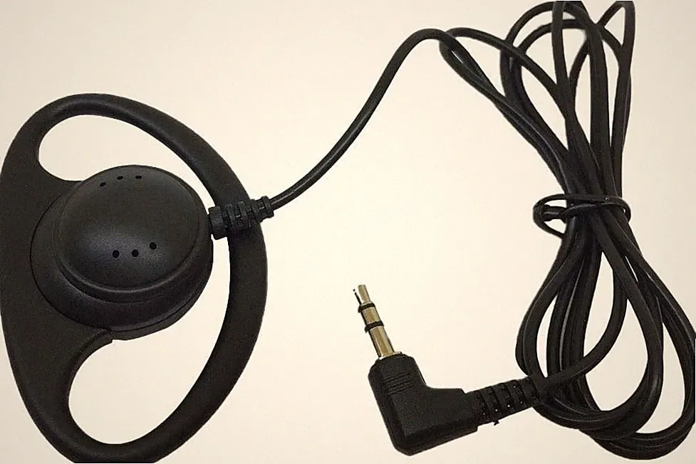 Stereo Kopfhörer Mono mit 3,5mm Stecker schwarz