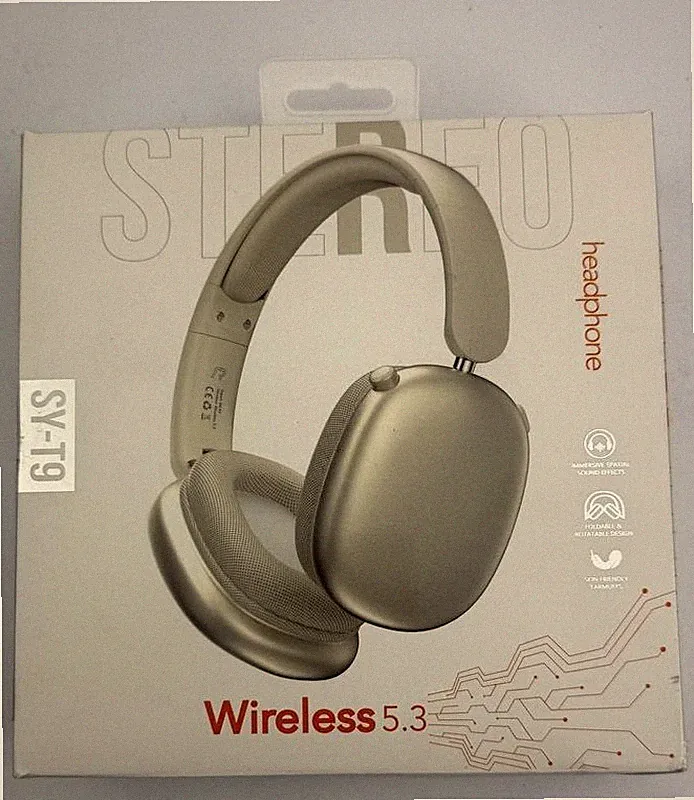 Stereo SY-T9 Wireless 5 3 Headset Over Ear Bluetooth Kopfhörer Golden
