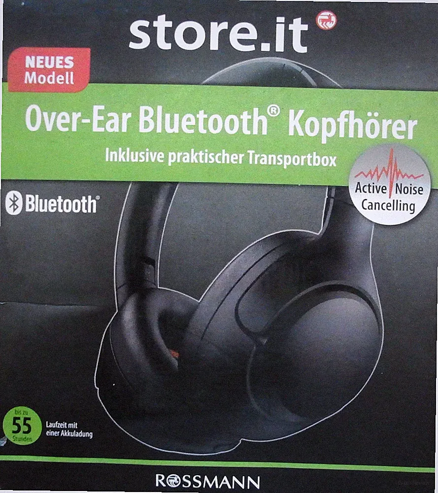 store.it Over-Ear Bluetooth Kopfhörer kabellos Hybrid-ANC eingebaute MikrofonNEU