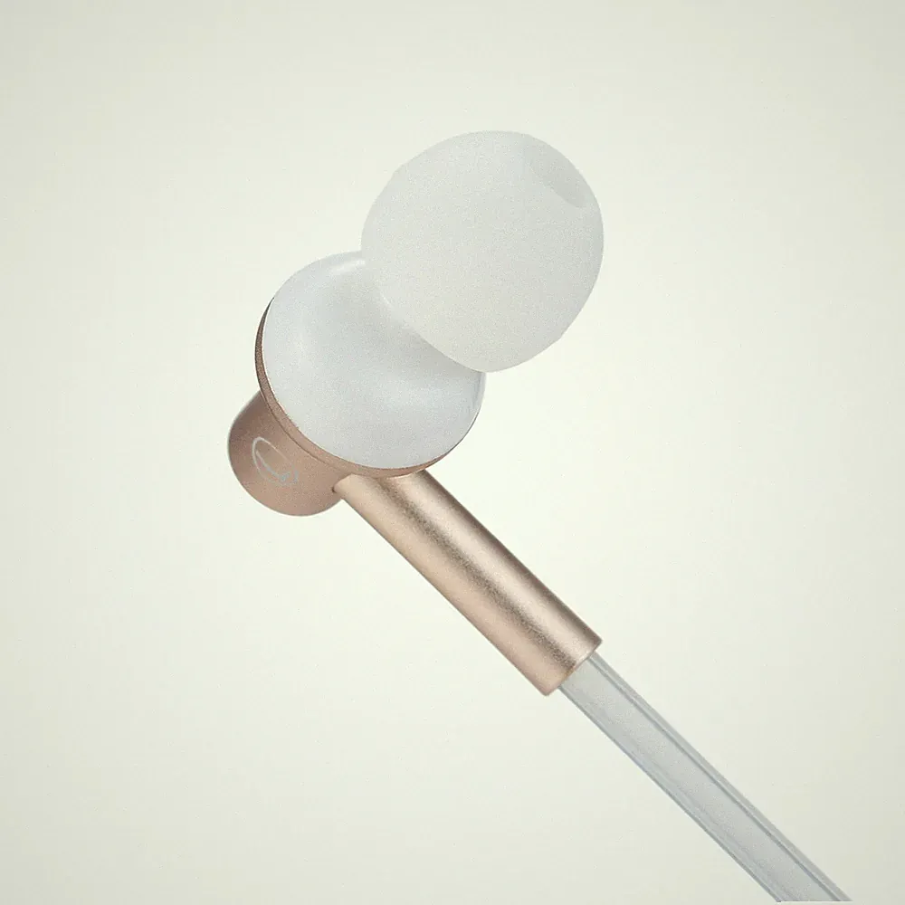 Strahlungsfreie In-Ear-Kopfhörer Mit Mikrofon Aluminiumgehäuse Und Kabel Geeigne