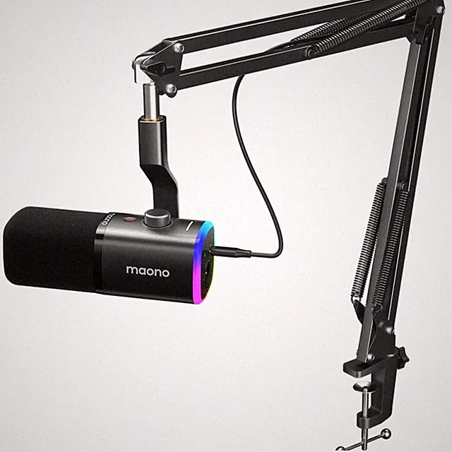 Streaming Mikrofon, USB XLR, Mikrofonarm, Rauschunterdrückung, Gaming