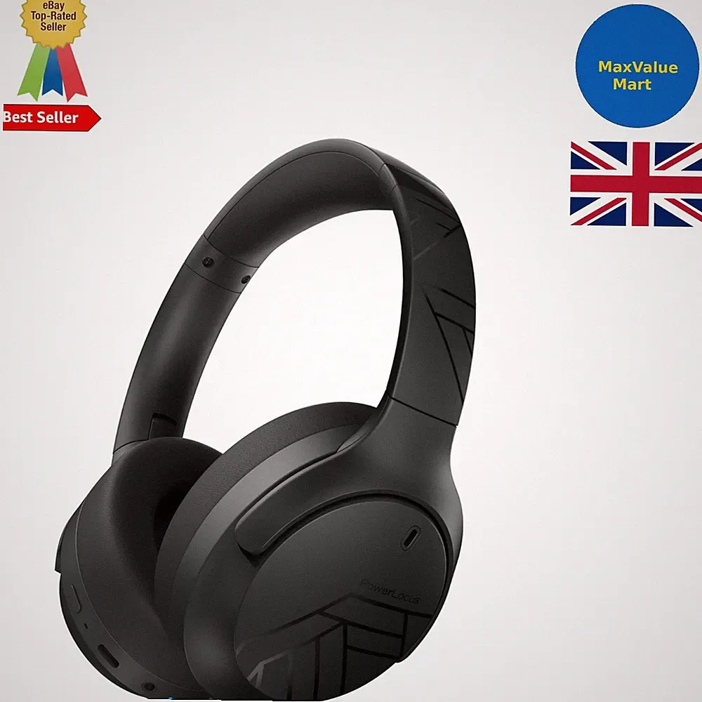 Stylische Bluetooth Over Ear Kopfhörer: 60h Akkulaufzeit & Noise Cancelling Mikrofon