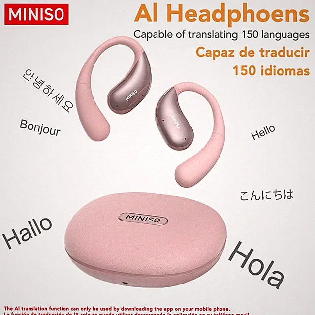 Stylische True Wireless Ohrhörer in Pink mit HiFi Sound und Billig24