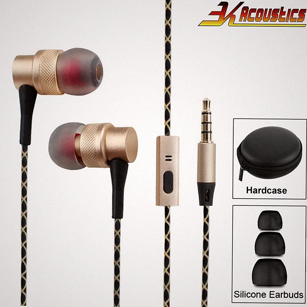 Super Bass In-Ear Kopfhörer 3KT38HS Snake Headset Headphones Hardcase Beats Bass