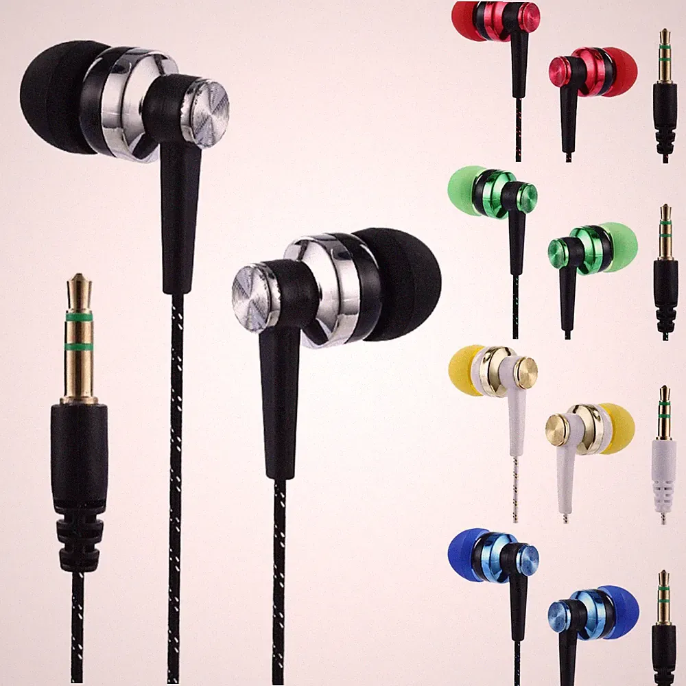 Super Bass Metall Kopfhörer S26 Belly In-Ear Ohrhörer Earphone Case