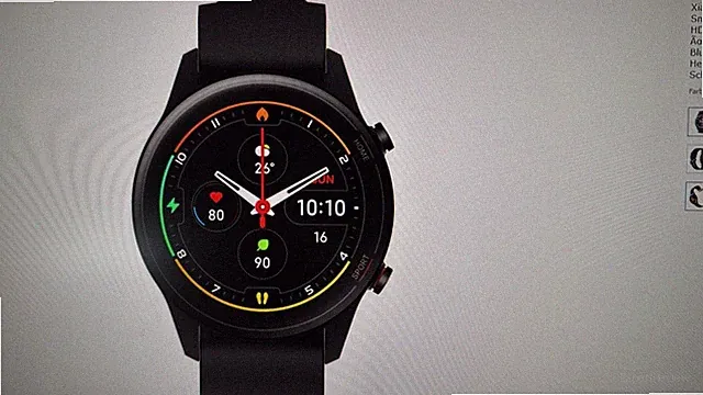 SW-0485 Xiaomi Mi SmartWatch Version 1,39" AMOLED-HD-Display schwarz B-WARE
