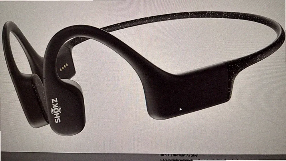 SW-0668 SHOKZ OpenSwim Sport Kopfhörer IP68 Wasserdicht schwarz B-WARE