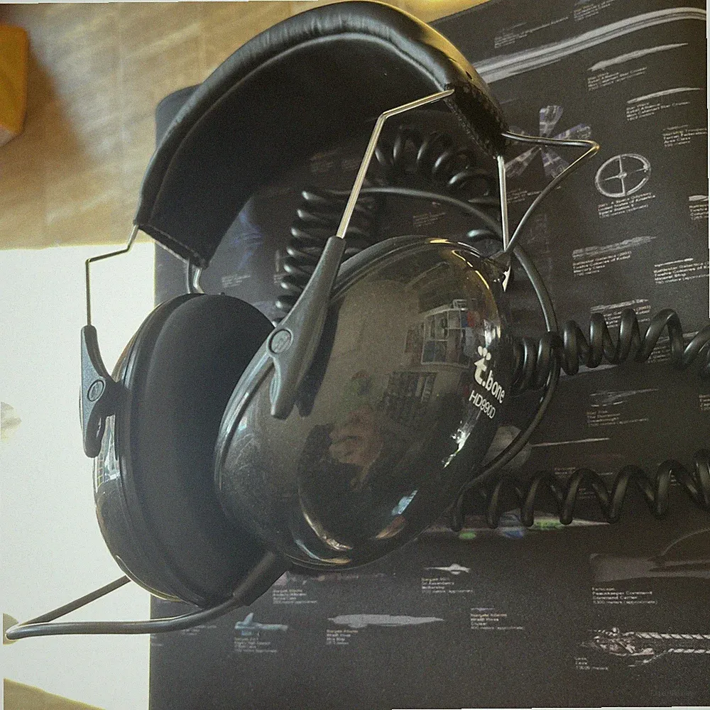 t.bone HD990D On-Ear Kopfhörer, Schwarz, Verkabelt, Klassisch