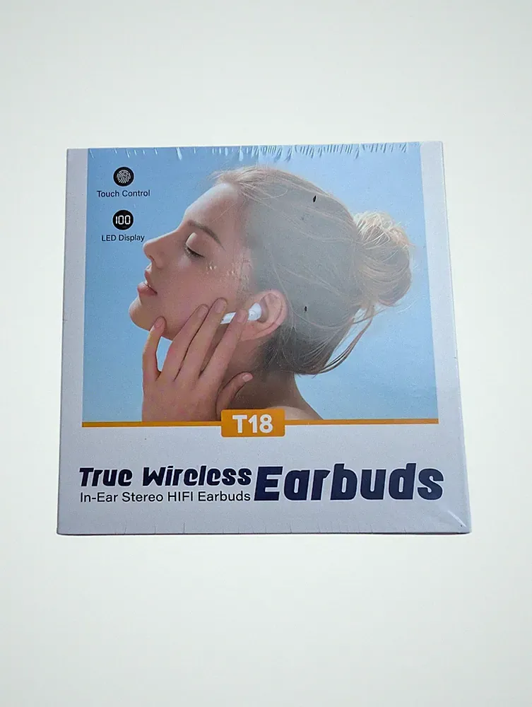 T18 True Wireless Earbuds – Bluetooth In-Ear Kopfhörer mit LED Display – Neu...