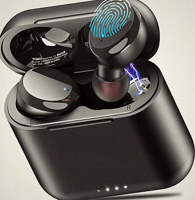 T6 True Wireless Earbuds Bluetooth Kopfhörer Touch Control mit Wireless