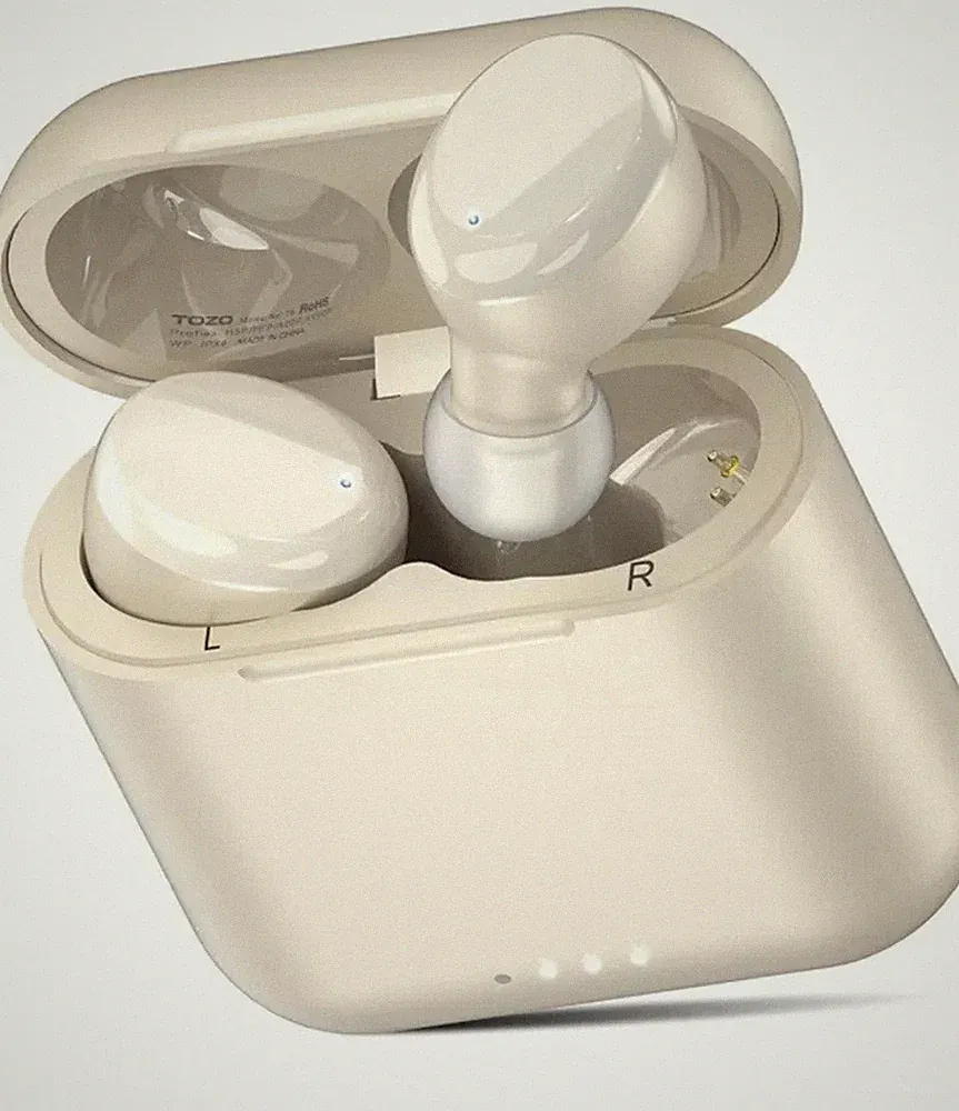 T6 True Wireless Kopfhörer Bluetooth Ohrhörer Touch Control Ipx8 Champagner