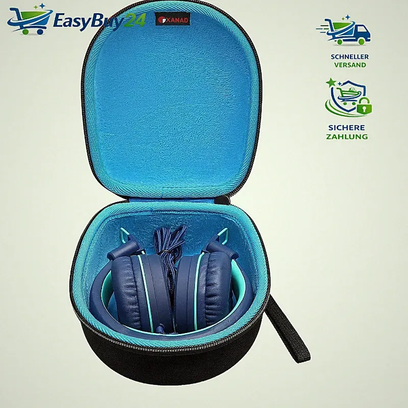 Tasche für Kinder Kopfhörer Blau Leicht Bluetooth für iClever Tonies Tribit