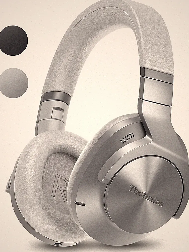 Technics EAH-A800 Bluetooth Over-Ear Kopfhörer Set - Silber (EAH-A800E-S)