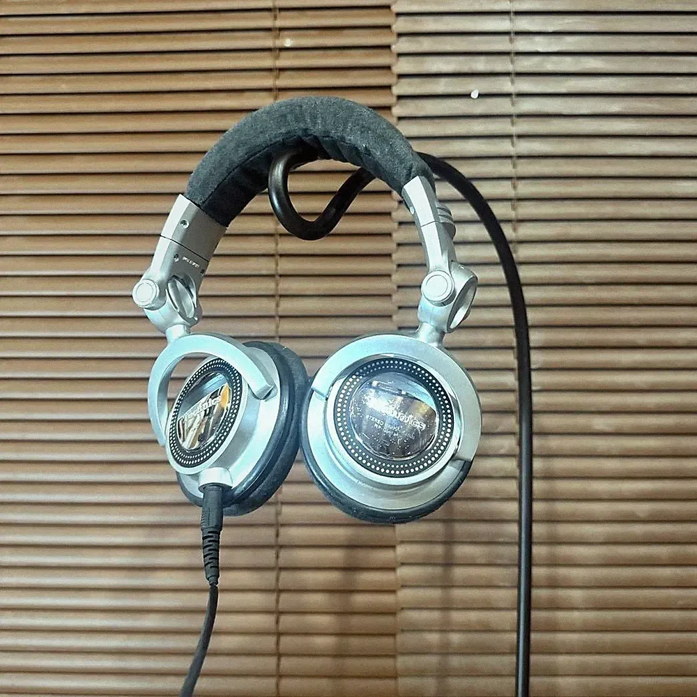 Technics RP-DH1200 DJ-Kopfhörer silber geschlossen 50 mm Spiralkabel - Japan