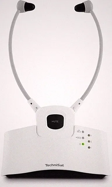 TechniSat STEREOMAN ISI 3 | kabelloser Stereo-Funkkopfhörer inkl. Dockingstation