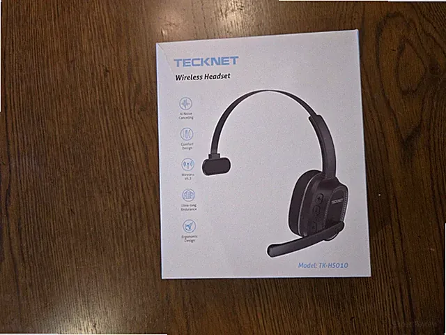TECKNET 5.2 Bluetooth Headset Wireless Headset mit Noise Cancelling Mikrofon