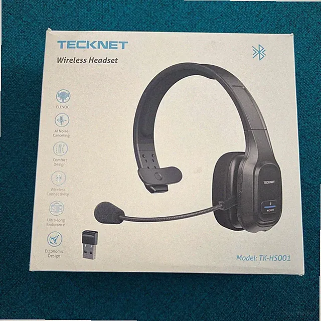 TECKNET TK-HS001 Bluetooth Headset USB-Dongle OVP Top