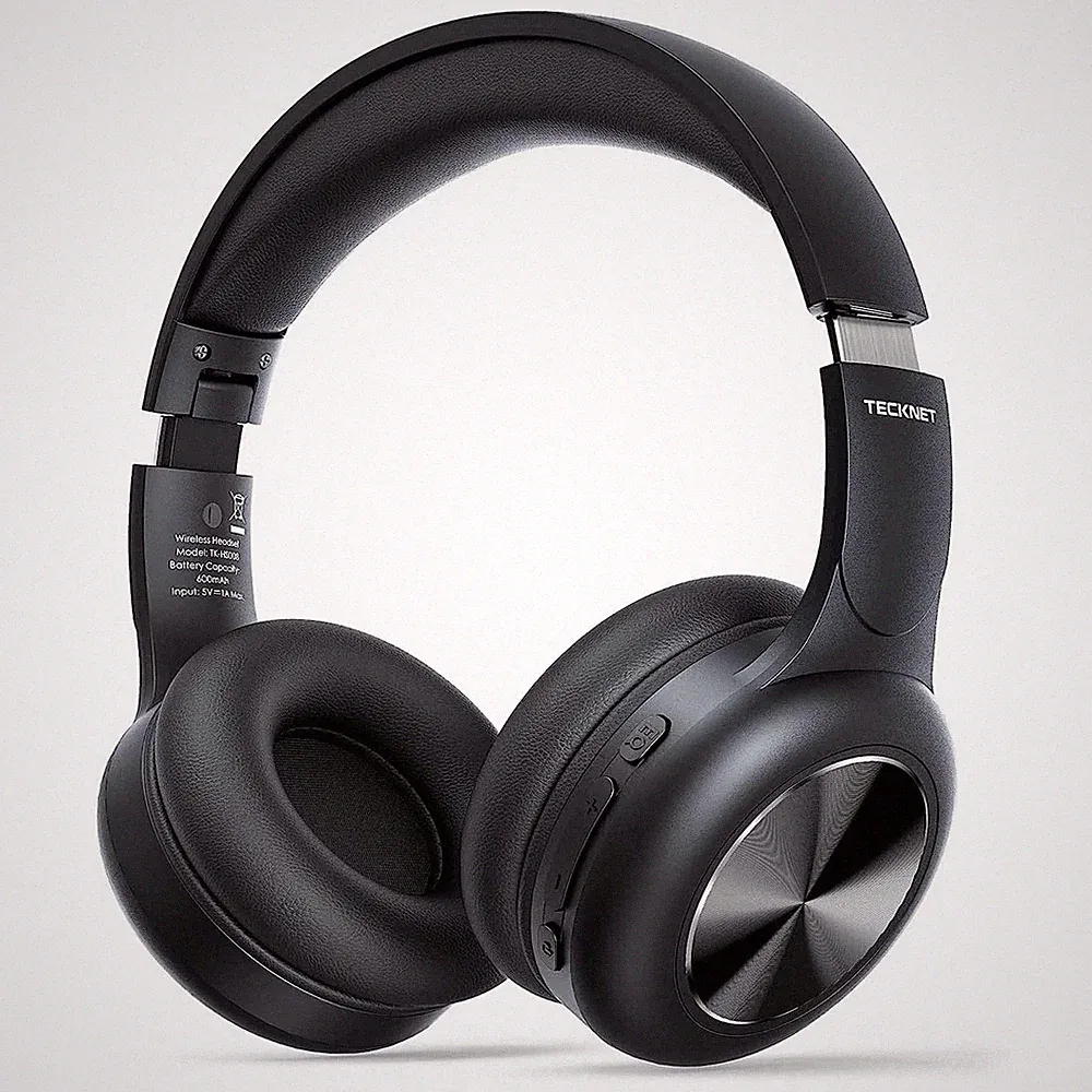 TECKNET Wireless Bluetooth Over Ear Kopfhörer, faltbar leicht HS008