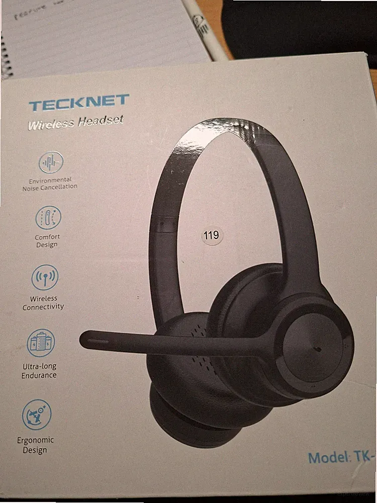 tecknet wireless gaming headset noise cancelling kopfhörer